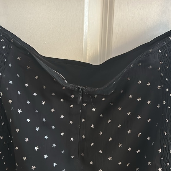 Jordyn Jagger Black Ruffle Skirt with Metallic Stars - Picture 4 of 4